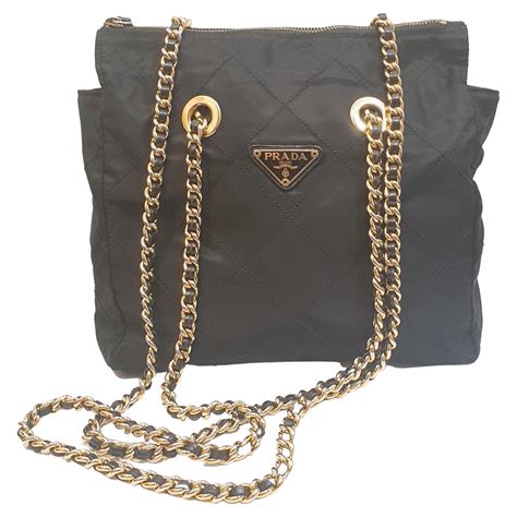 prada purse strap|prada nylon bag chain strap.